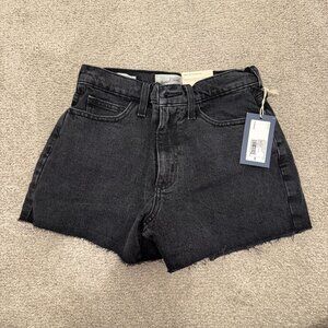 NWT Universal Thread Highest Rise Shortie Shorts Black Size 0